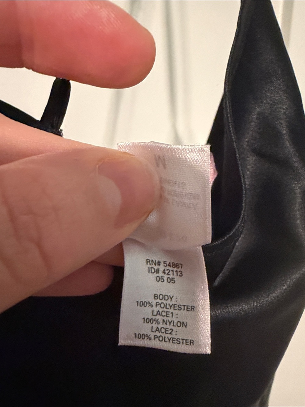 Vintage Victoria’s Secret Black Satin A-Line Slip Dress Tunic with Sequin Detail - Picture 3 of 8